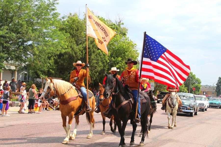 Frontier Days Parade National Pony Express Association